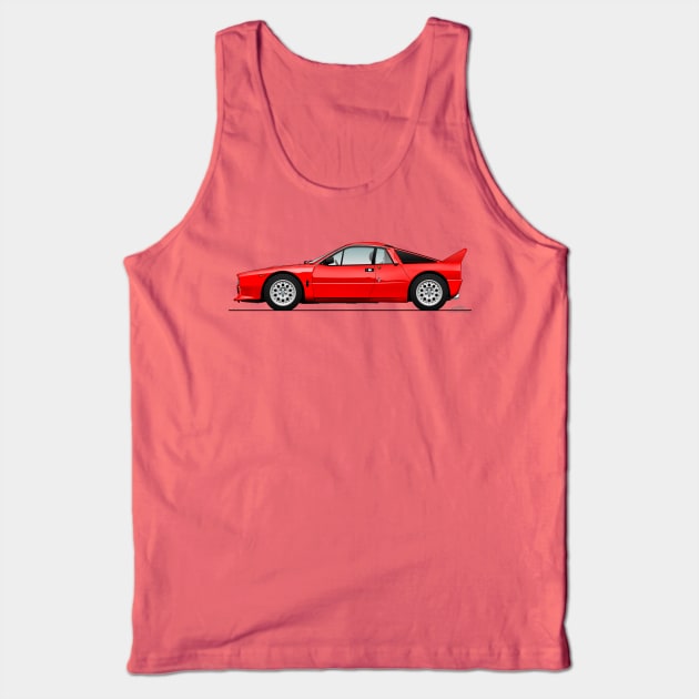 Lancia Rally street legal Tank Top by Vanillah